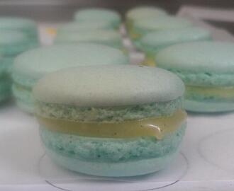 Macarons med olivenolie og vanille