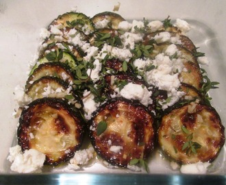 Grillet Squashsalat med Feta