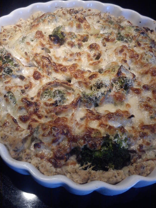 Broccoli – gorgonzola tærte