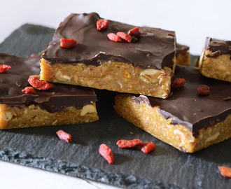 Vegansk snickers kage