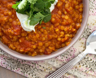 Indisk dahl med raita