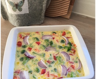 Sund og nem ovnbagt omelet