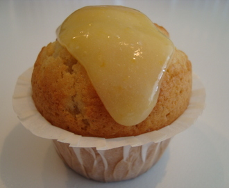 Vaniljemuffins med lemon curd