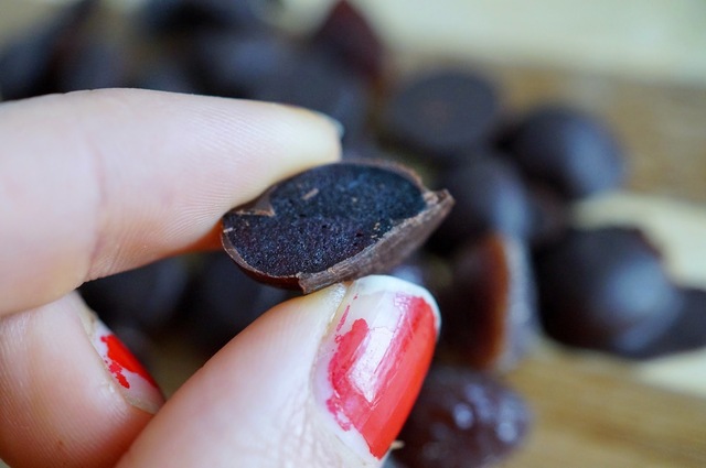 Chokoladefyldt fruit minies - børnevenlig ret
