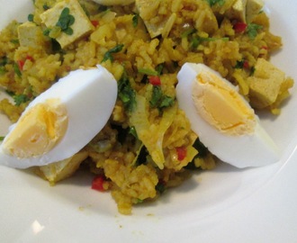 Karrykrydret Tofu Kedgeree