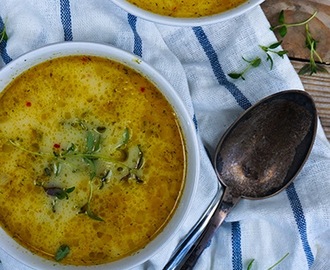 SUND & CREMET GRØNTSAGSSUPPE PÅ 30 MINUTTER…