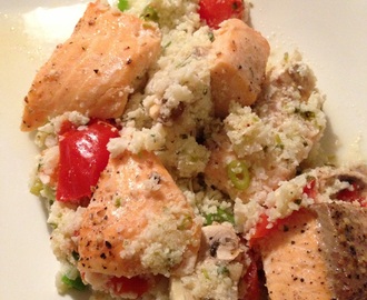 Paleo Couscous med laks