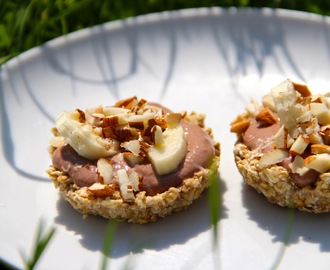 Healthy Chocolate and Banana Pies