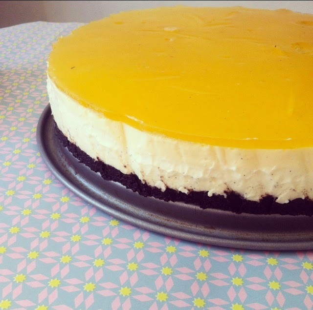 Cheesecake med mango og lime