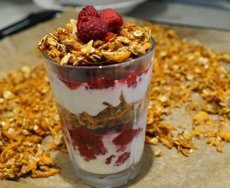 Sund anderledes granola + opskrift på sund parfait