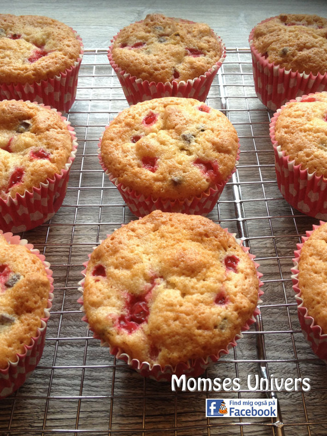 Makronmuffins med chili-chokolade og ribs