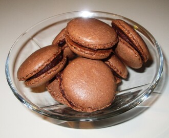 Macaroons med Chokoladeganache