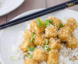 Crispy Honey Garlic Tofu Stir-Fry