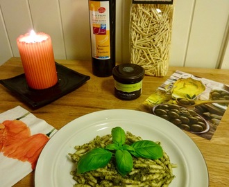 Trofie pasta med pesto ✿