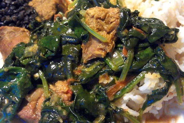 Saag Gosht, Indisk lam i spinat