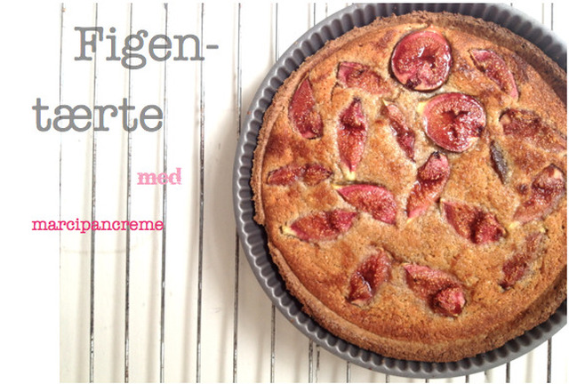 Figentærte med marcipancreme...(WOOOW)   (glutenfri)