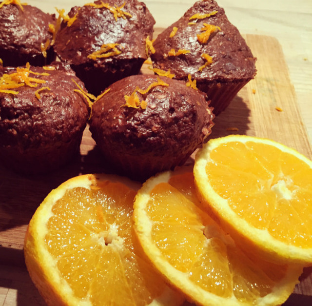 Glemte kager: Banan/orange muffins – uden proteinpulver!