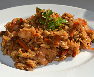 Egg fried rice og farvel og tak