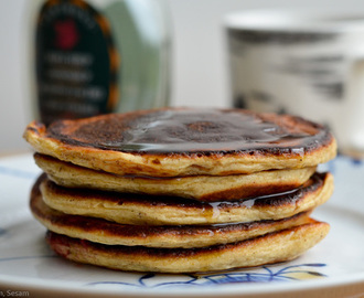 Morgen-pandekager med hytteost og havregryn | Cottage cheese pancakes