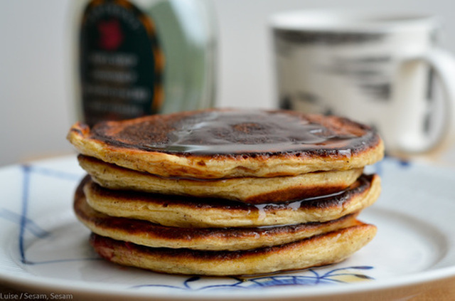 Morgen-pandekager med hytteost og havregryn | Cottage cheese pancakes