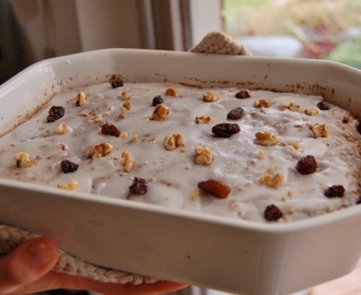 Super Sund, Sød Samt Saftig Squashkage (mælkefri og kan desuden laves glutenfri)