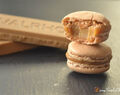 Dulcey Blond Chocolate Macarons