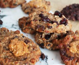 Sunde cookies med banan og kokos