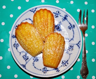 Madeleinekager med citron