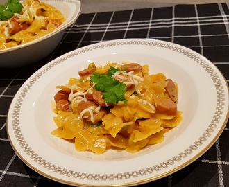 One-Pot Pasta med pølser !!