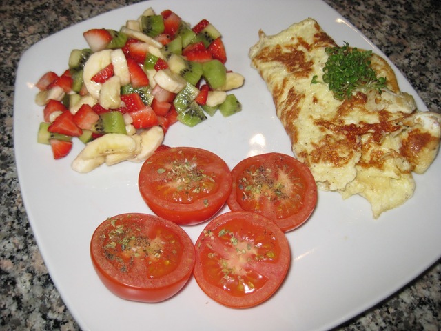 Lørdagens morgenmad - Omelet
