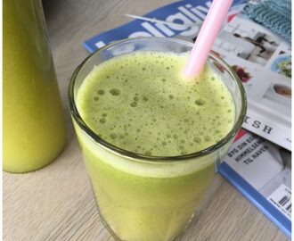 Frisk juice med et twist af skvalderkål