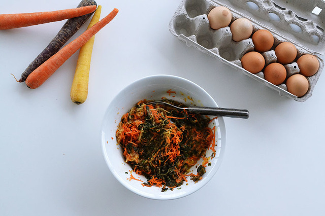 Opskrift på vegetar frikadeller med gulerødder og kål