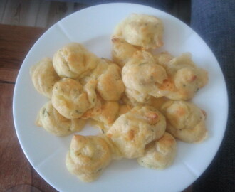 Gougeres med ost og timian