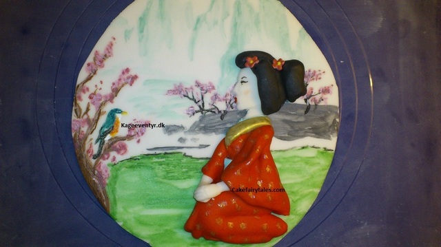 Bas relief geisha tutorial