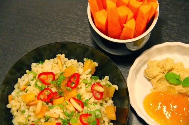 Bulgur Salad With Apricots & Mint