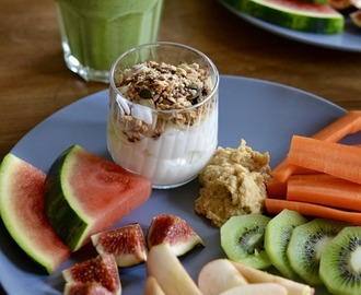 Afskedsbrunch til Julle og opskrift på humus