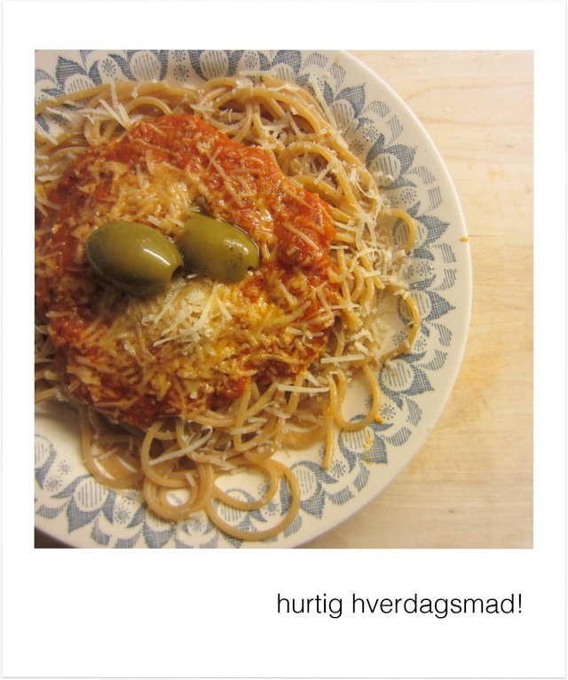 Hverdagsmad: Spaghetti med tomatsauce