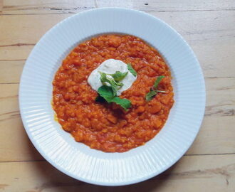 Indisk dahl med raita