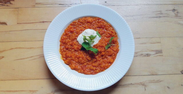 Indisk dahl med raita