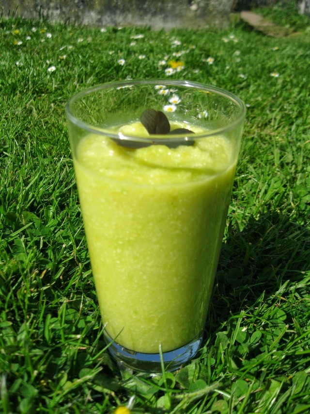 Pære-mango smoothie