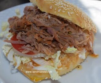 Pulled pork burger – nem