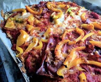 LCHF-pizza