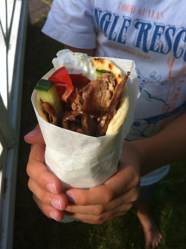 Græsk pita gyros