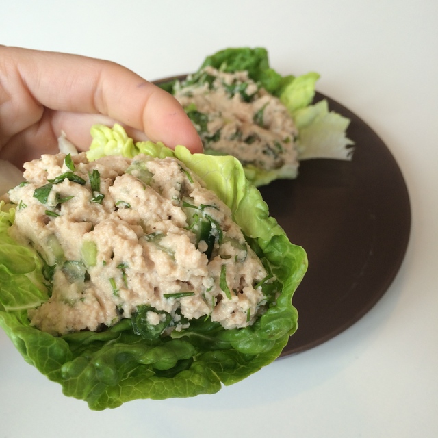 Nem Frokost… Torskerognsalat på sprød salatbund