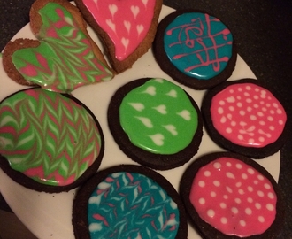 Sugar Cookies med royal icing til Valentinsdag