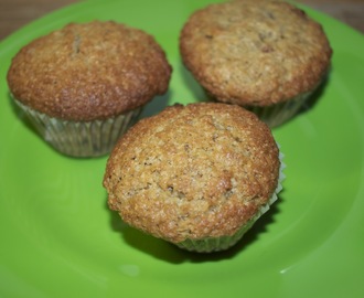 Grove havremuffins med citron