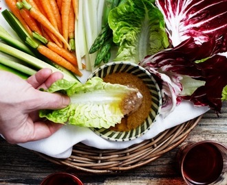 Crudité med bagna cauda