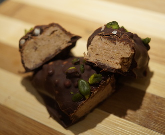 Proteinbar med Peanutbutter og Whey Crisp chokolade