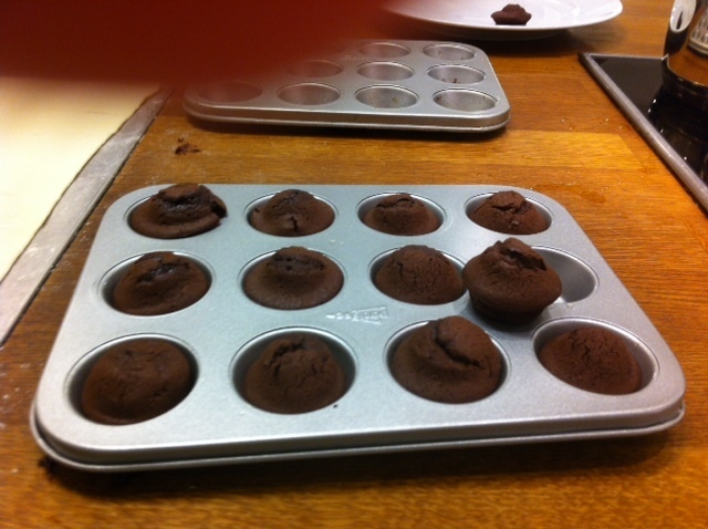 Små chokolade muffins, Magasin 24.03,2012