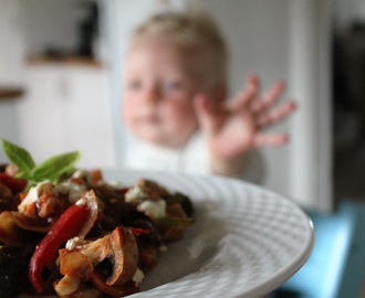 Kyllingelasagne med masse grønt